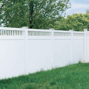 KMT006 6×8inch Full Privacy Fence with closed picket top