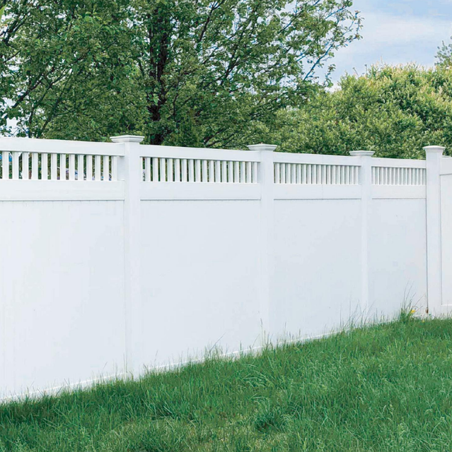 KMT006 6×8inch Full Privacy Fence with closed picket top