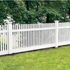 KMT304 Straight Picket Fence 4' High 8' Wide