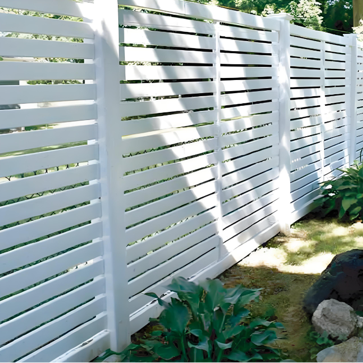 KMT108 Semi Privacy vinyl Fence