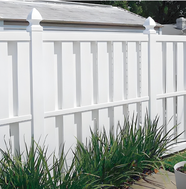 KMT101 6' high 8' wide Louvered semi privacy fence