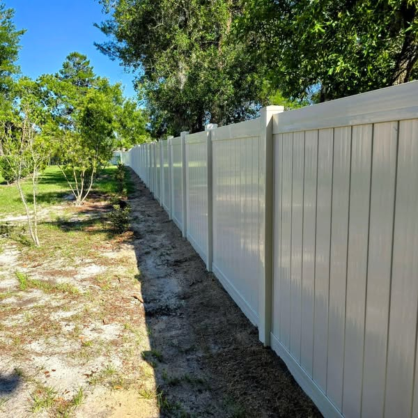 KMT003 6×8inch Full Privacy Fence with 6'' panels