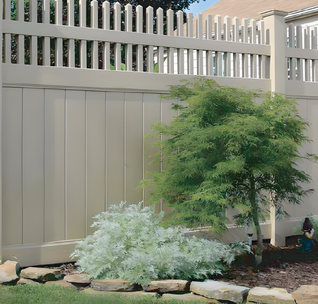 KMT008 6×8inch Privacy Fence with picket top
