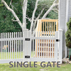 Kemitol picket fence single gate and accessories